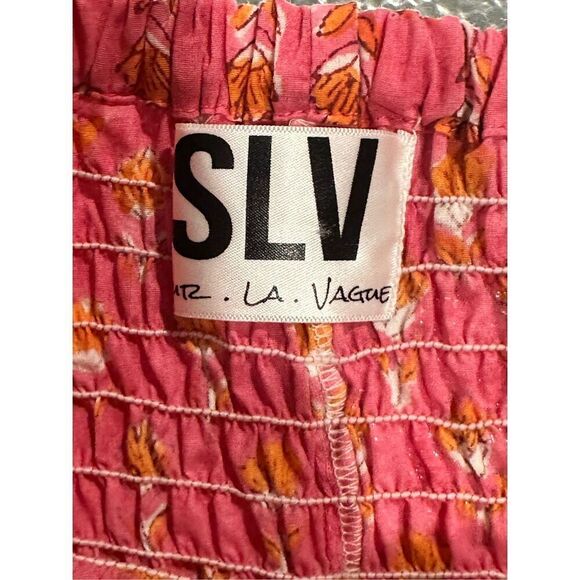 Sur La Vague SLV Women’s Boho Floral Pink Mini Skirt, size 8 - Picture 2 of 6